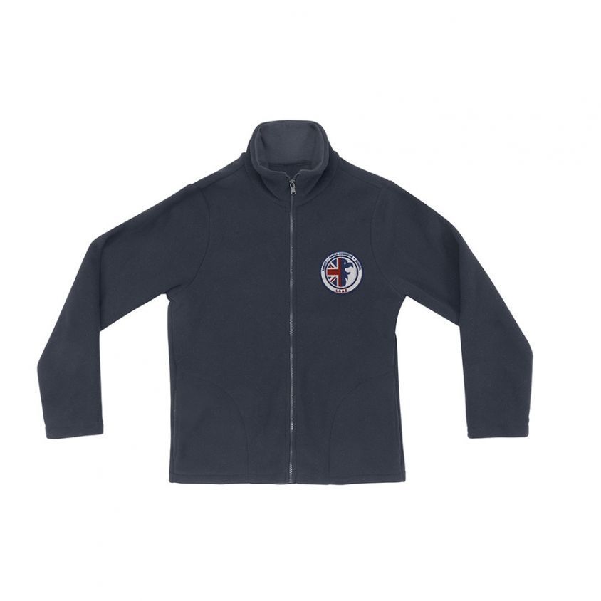 Pile lupetto zip unisex